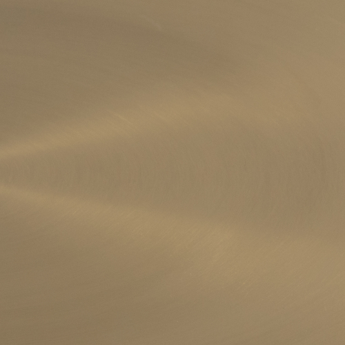 22" Contemporary Metal Side Table in Modern Brass